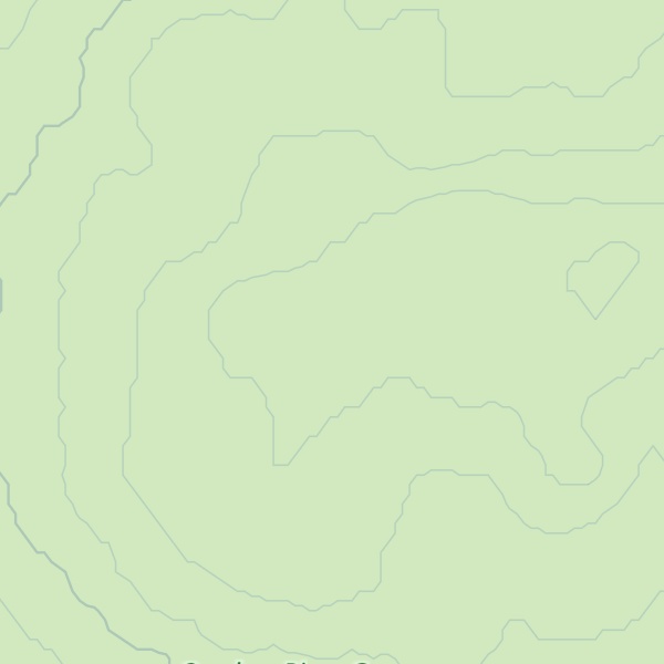 Map of Toppin Creek Butte