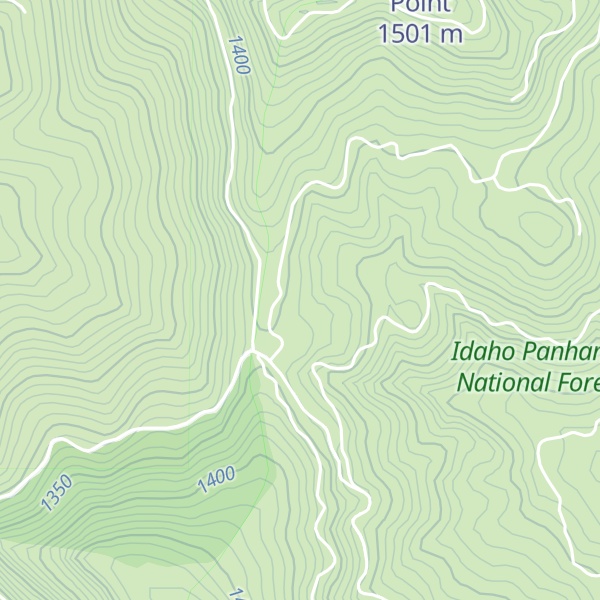 Map of Pelke Ridge Hut