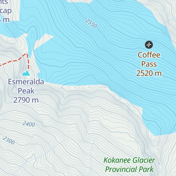 Map of Cond Peak