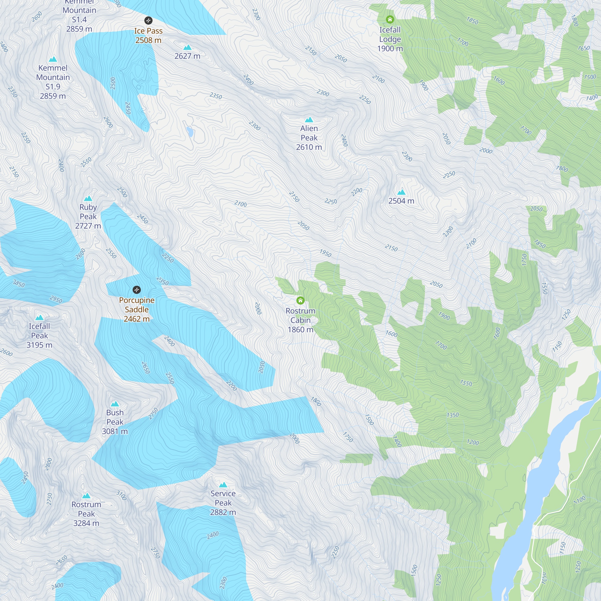 Rostrum Cabin map