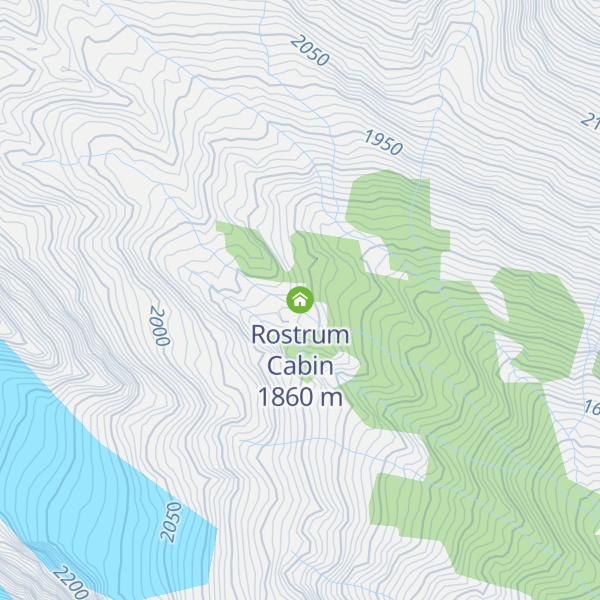 Map of Rostrum Cabin
