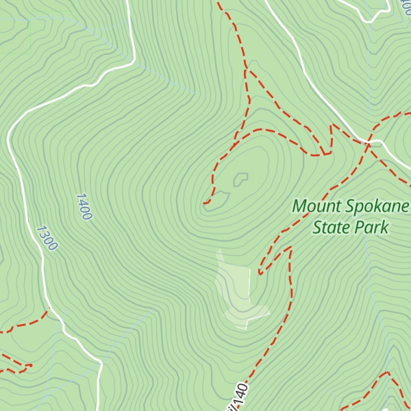 Map of Mount Kit Carson