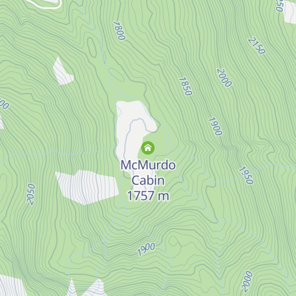 Map of McMurdo Cabin