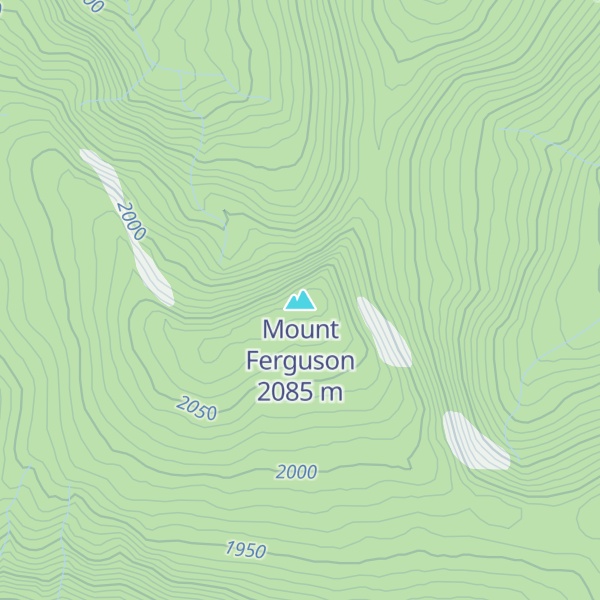 Map of Mount Ferguson