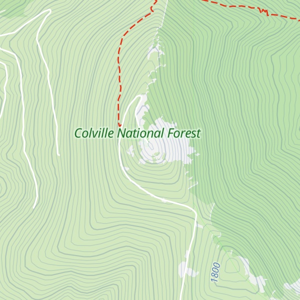 Map of North Baldy
