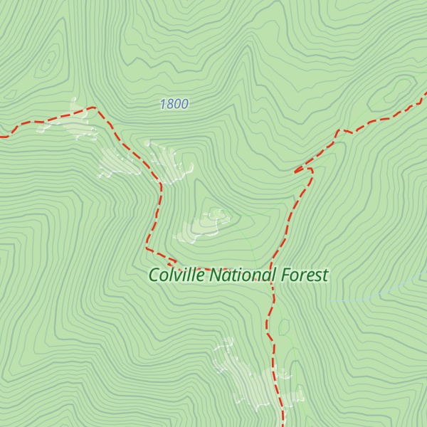 Map of Grassy Top Northwest