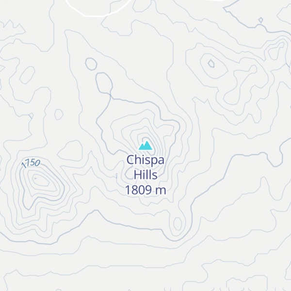 Map of Chispa Hills