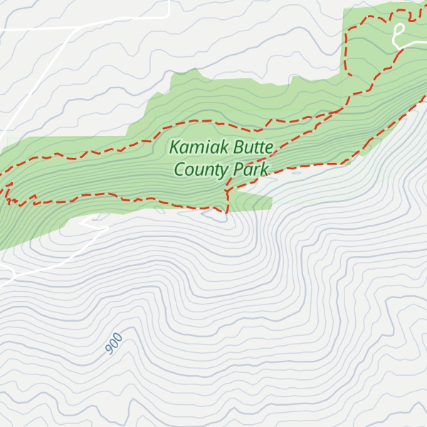 Map of Kamiak Butte