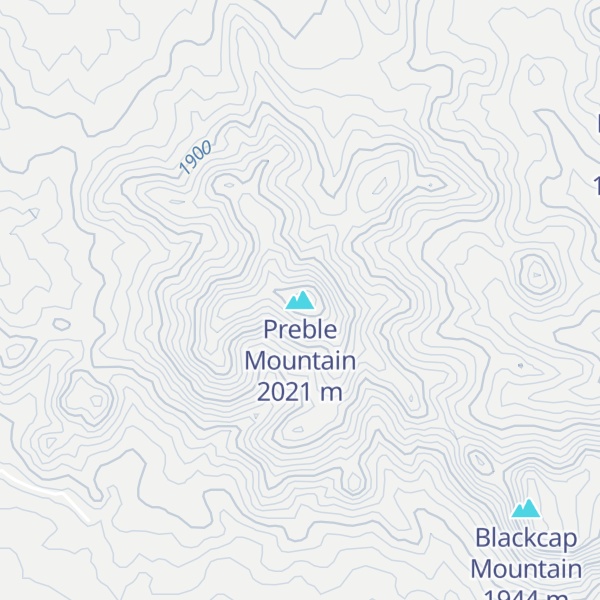 Map of Preble Mountain