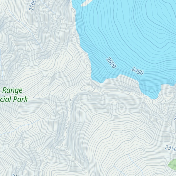 Map of Mount Dryden