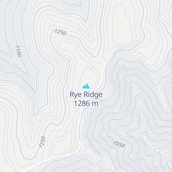 Map of Rye Ridge