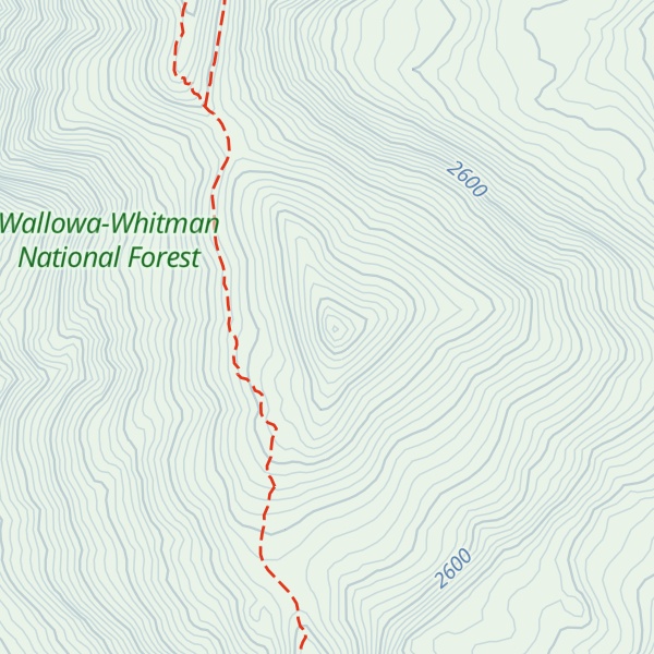Map of Aneroid Mountain North