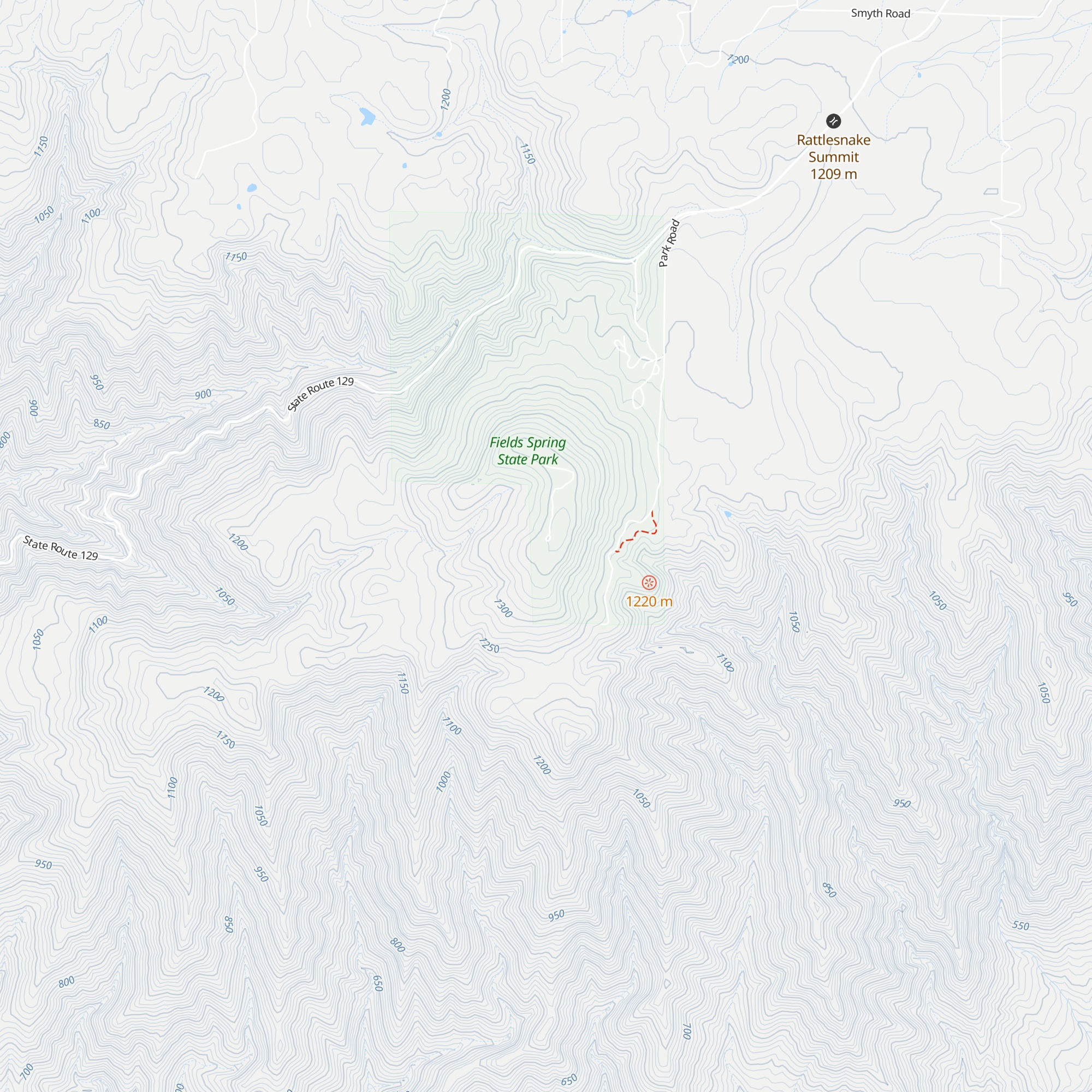 Puffer Butte Hut map