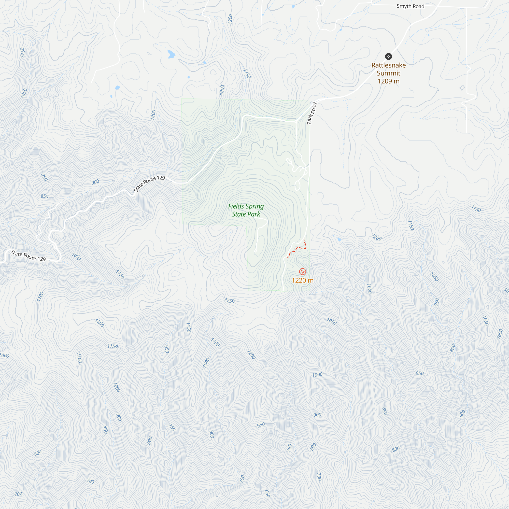 Puffer Butte Hut map