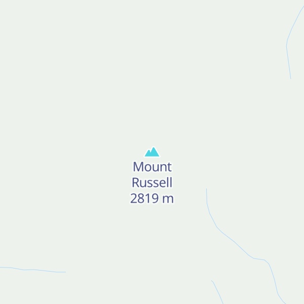 Map of Mount Russell