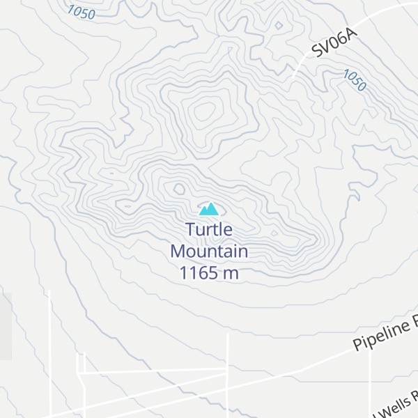 Map of Turtle Mountain
