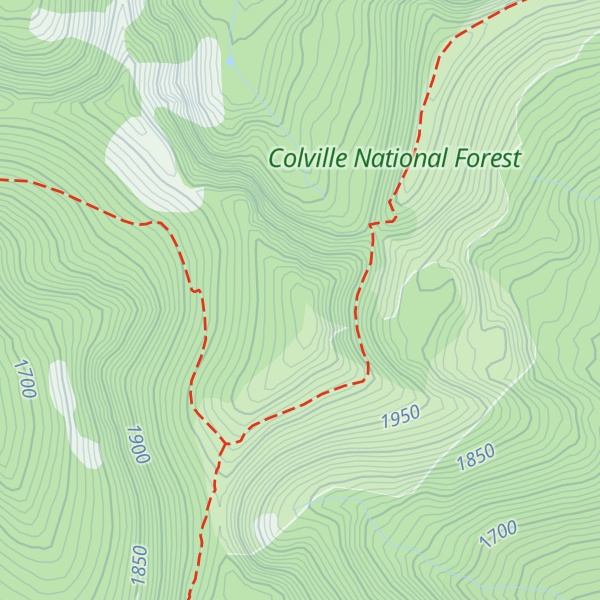Map of Crowell Ridge