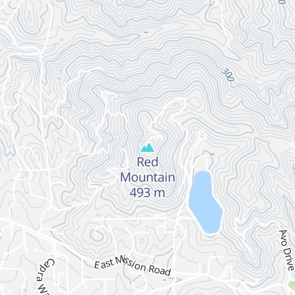 Map of Red Mountain