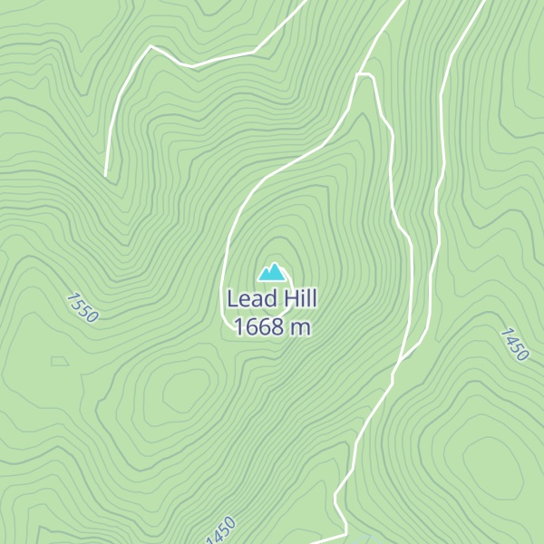 Map of Lead Hill