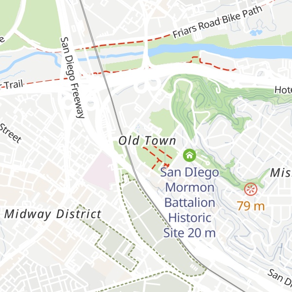 Map of Robinson Rose Visitor Center