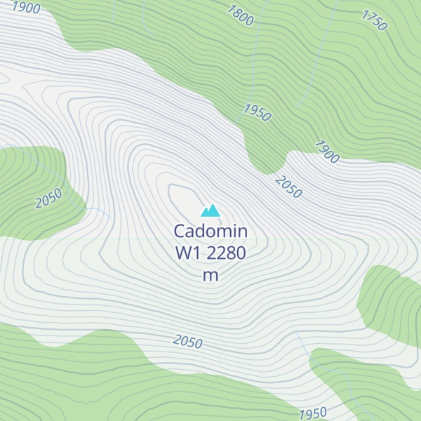 Map of Cadomin W1