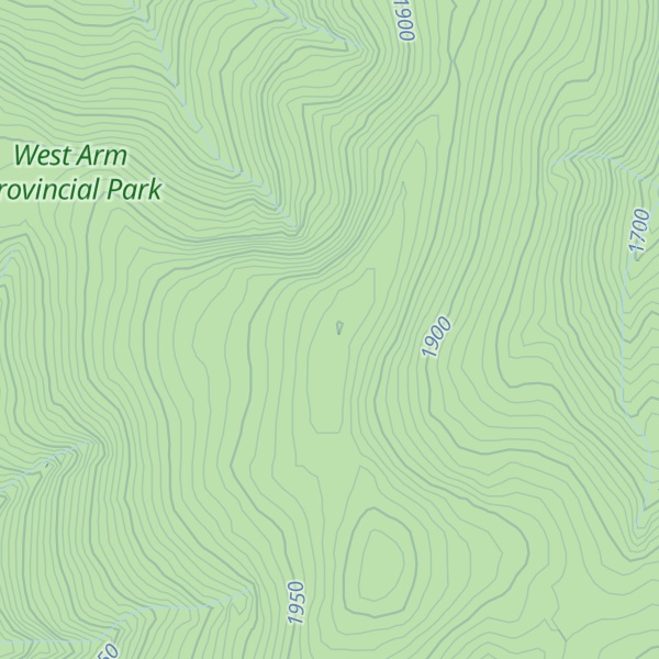 Map of DeFerro Ridge
