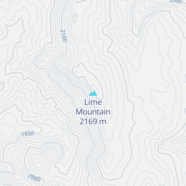 Map of Lime Mountain