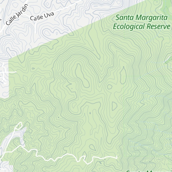 Map of Gavilan Mountain