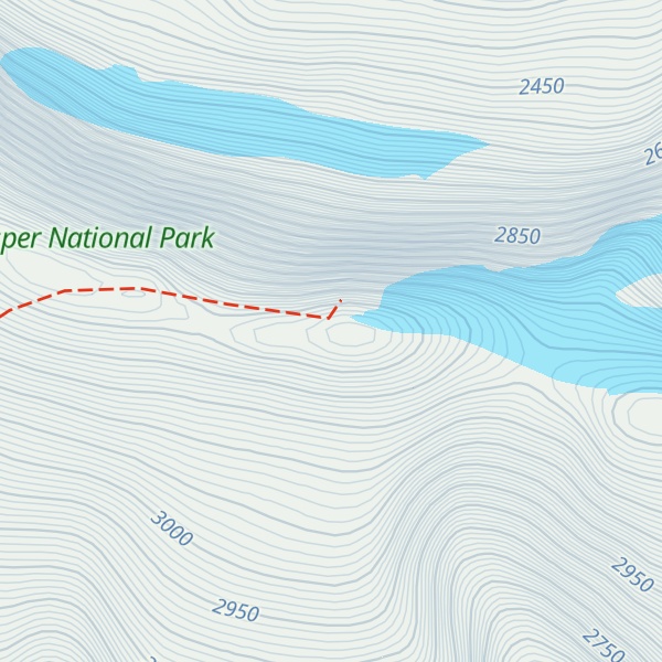 Map of Poboktan Mountain