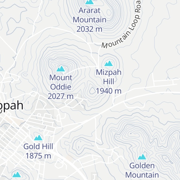 Map of Rushton Hill