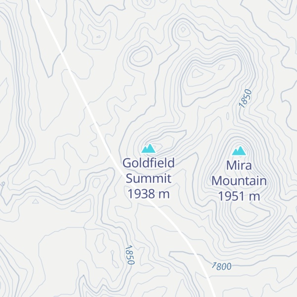 Map of Goldfield Summit