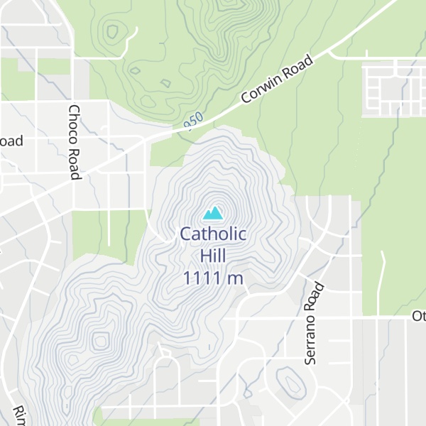 Map of Catholic Hill