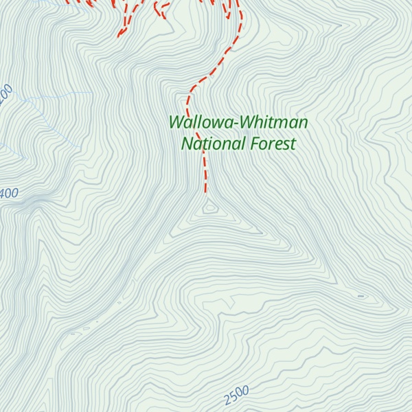 Map of Sentinel Peak