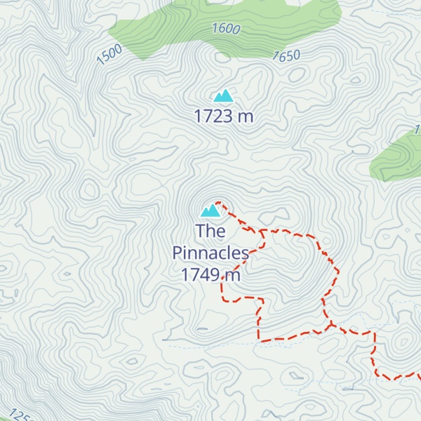 Map of The Pinnacles