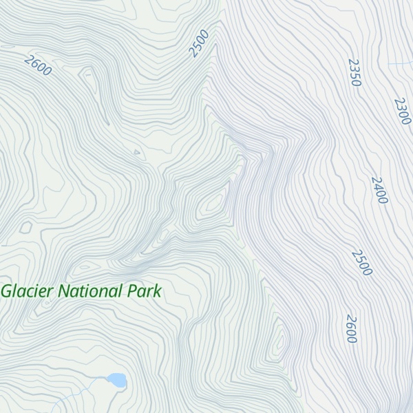 Map of Moonraker Peak