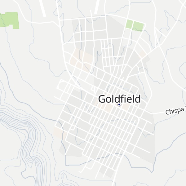 Map of Goldfield Visitor Center