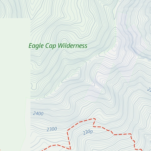 Map of Cornucopia Peak