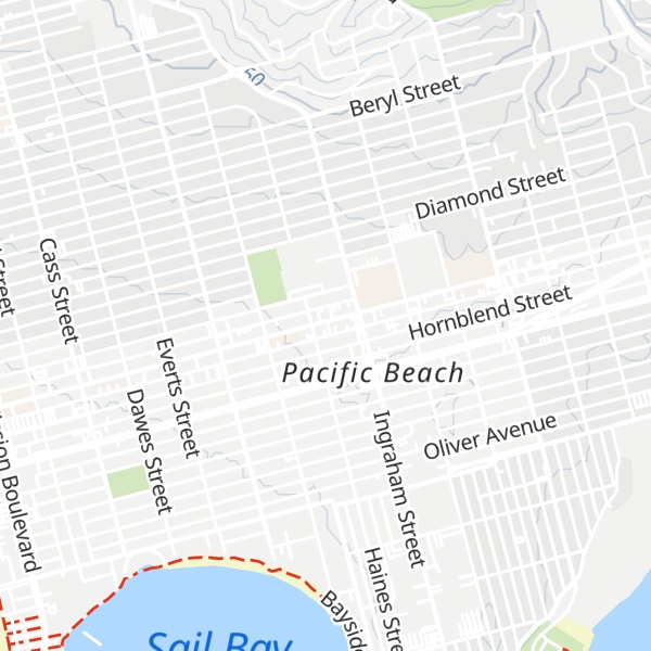 Map of Discover Pacific Beach
