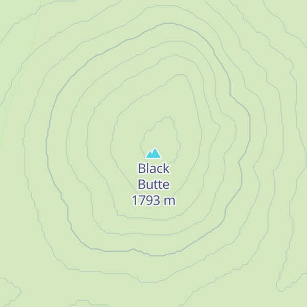 Map of Black Butte