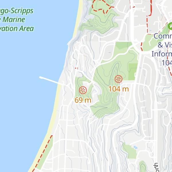 Map of Visitor Services & Membership