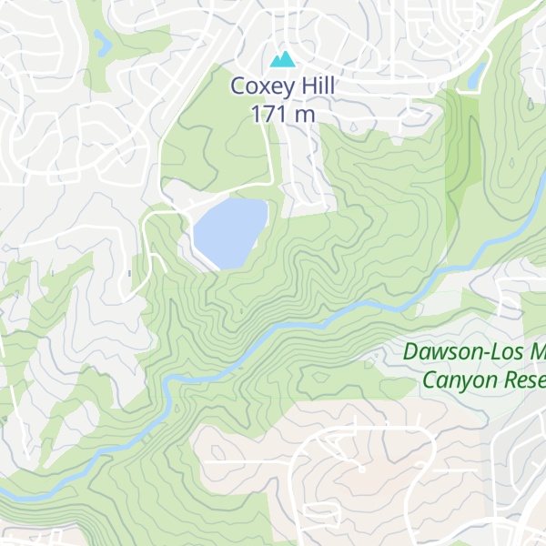 Map of Mount Hinton