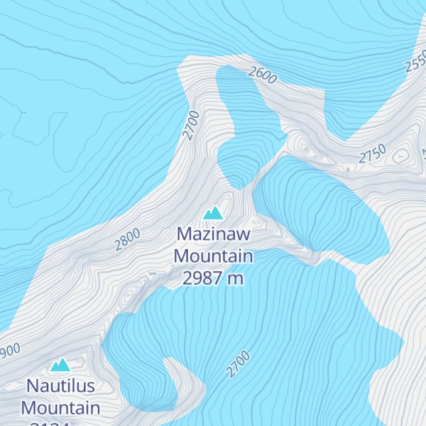 Map of Mazinaw Mountain