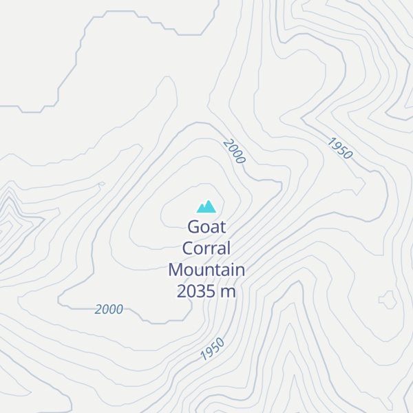 Map of Goat Corral Mountain