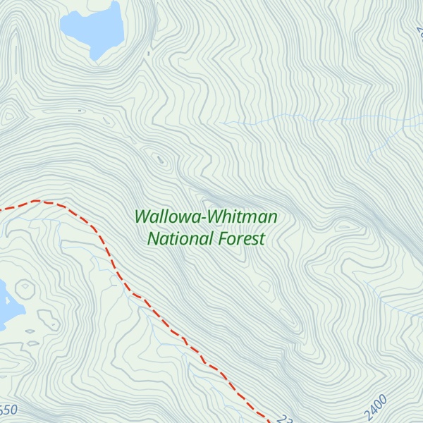 Map of Glacier Divide