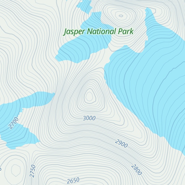 Map of Fortuna Peak