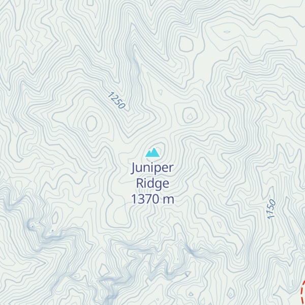 Map of Juniper Ridge