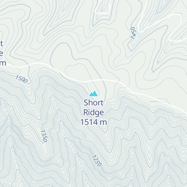 Map of Short Ridge