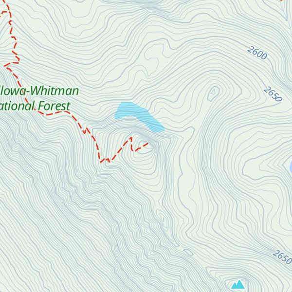 Map of Eagle Cap