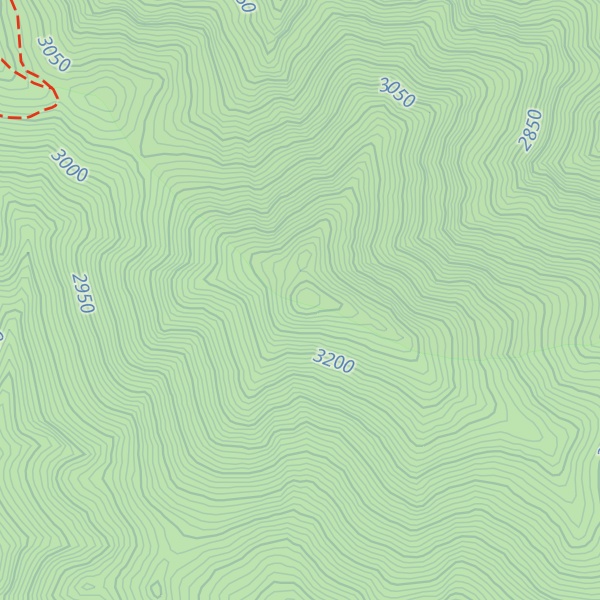 Map of South Toiyabe Peak