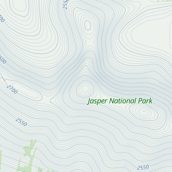 Map of Waterfall Peaks